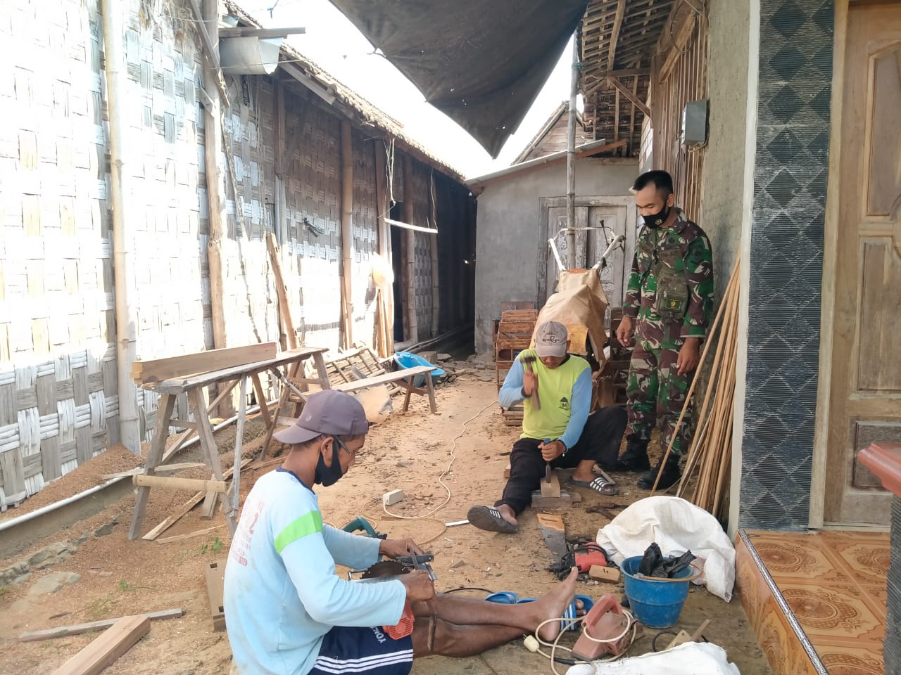 Komsos Hadirkan Suasana Kekeluargaan Antara TNI Dengan Warga, Pra TMMD Ke 111 Kodim 0718/Pati