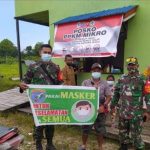 Babinsa Monitoring Posko PPKM Mikro di Desa Binaan