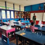 Cek Penerapan Prokes di Sekolah, ini Yang di Lakukan Babinsa