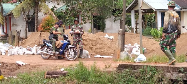 Isoma Satgas TMMD Reguler Kodim 1207/Pontianak Dengan Ala Kadarnya