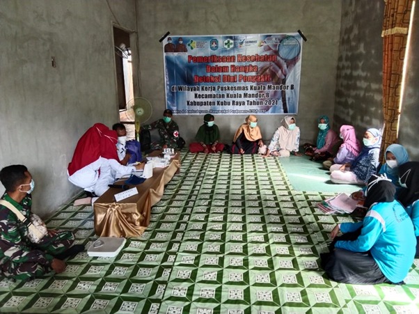 Peduli Kesehatan Lansia, Satgas TMMD Ke-111 Kodim 1207/Pontianak Dampingi Posyandu Khusus Lansia