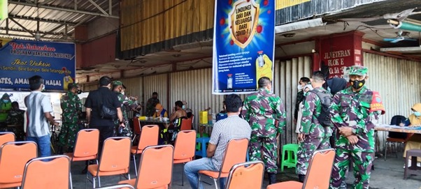 Pertempuran Melawan Covid-19 Dari Satgas TMMD Ke-111 Kodim 1207/Pontianak