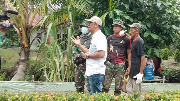 Dukungan Penuh Kades Kuala Mandor B Kepada Satgas TMMD Ke-111 Kodim 1207/Pontianak