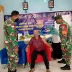 Agar Berjalan Tertib, Babinsa Cenrana Awasi Vaksinasi Covid-19 Kepada Purnawirawan TNI Dan Warakauri