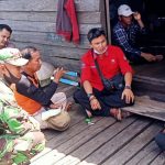 Babinsa Koramil 1206-15/Suhaid, Tetap Waspadai Debit Air Sungai Kapuas