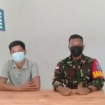 Babinsa 06/Putussibau Utara Monitoring Posko PPKM Mikro di Desa Binaan