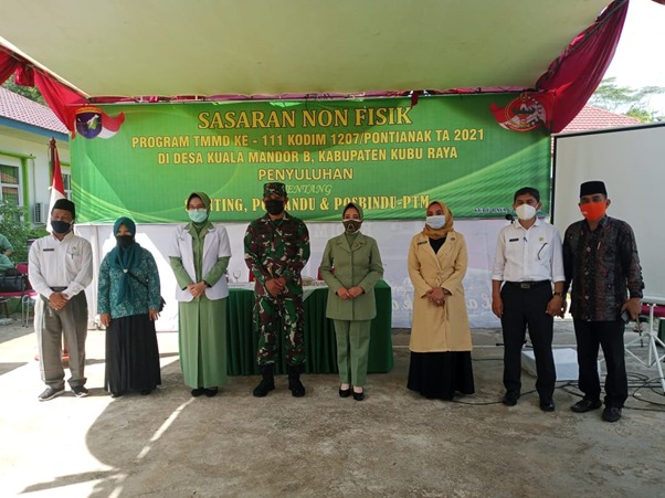 Anggota DPRD Kabupaten Kubu Raya Hadiri Kegiatan Non Fisik TMMD Ke-111 Kodim 1207/Pontianak
