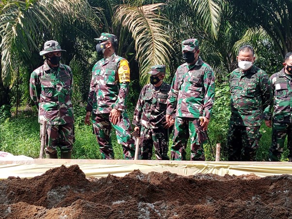 Kunjungan Kerja Tim Wasev TMMD Mabes TNI dan Kemhan Ke Lokasi TMMD Ke-111 Kodim 1207/Pontianak