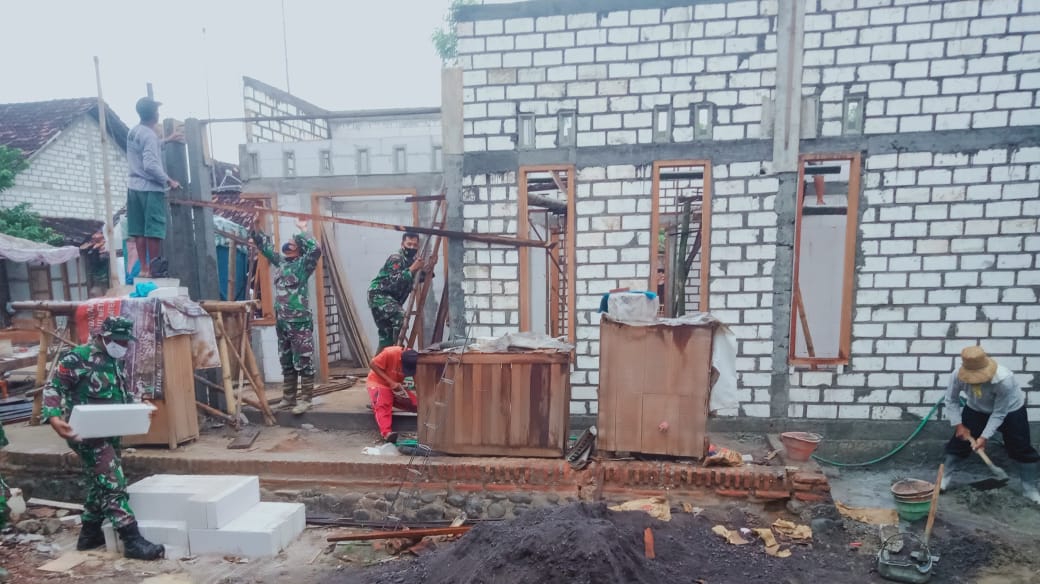 Rehab RTLH Milik Asmuri Sudah 60 Persen