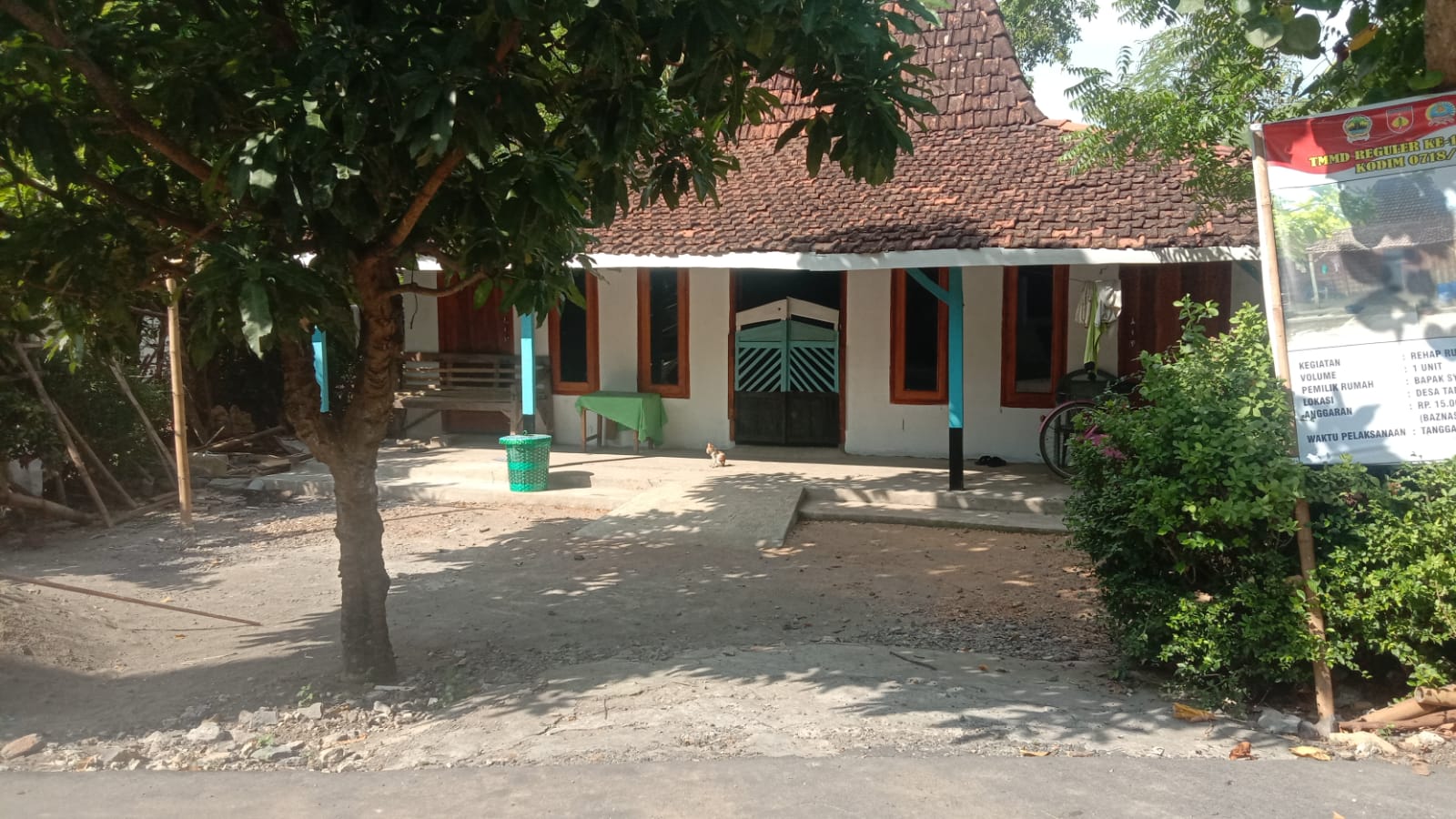 Hasil Renovasi RTLH Milik Syukur Tampak Megah Dan Elegan