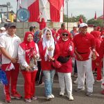 Pembagian bendera Merah Putih